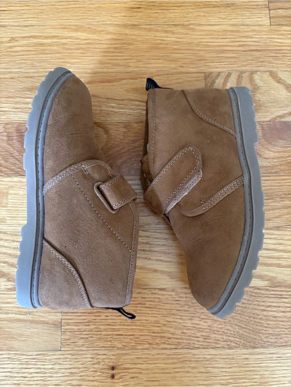 Cat & Jack Kids “Mangus” Cognac Suede- Chukka Boot Style Boots